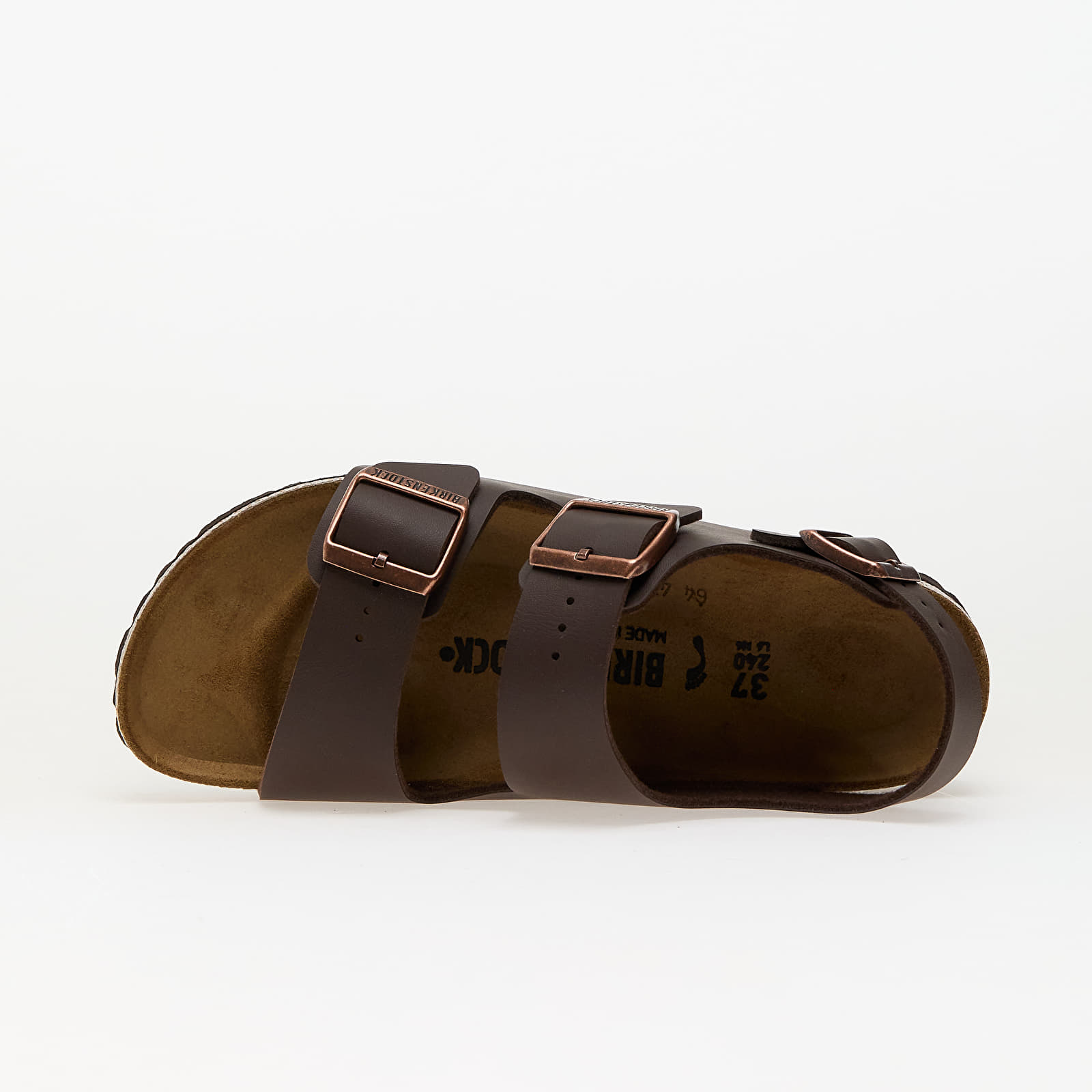 Skor för kvinnor Birkenstock Milano Birko-Flor dark brown