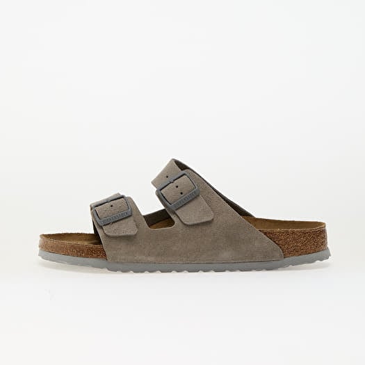 Birkenstock Arizona Suede Leather Stone Coin