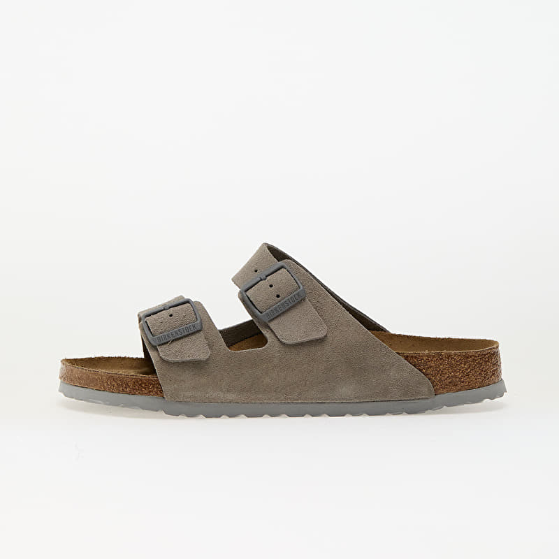 Birkenstock Arizona Suede Leather Stone Coin