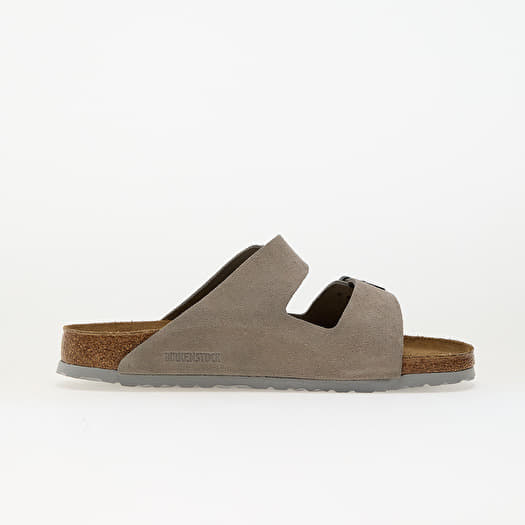 Men's shoes Birkenstock Arizona Suede Leather Stone Coin Footshop