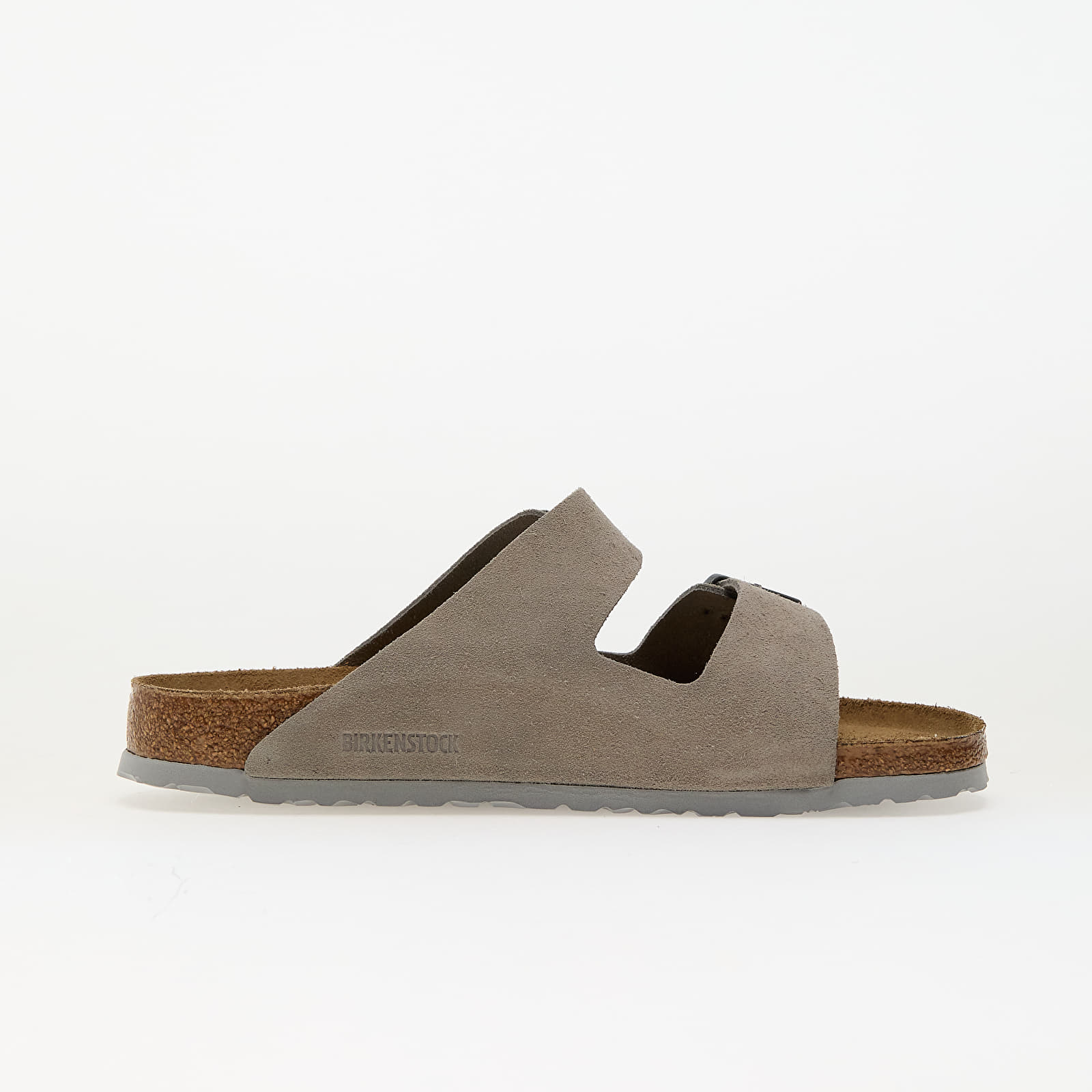 Männer Birkenstock Arizona Suede Leather Stone Coin