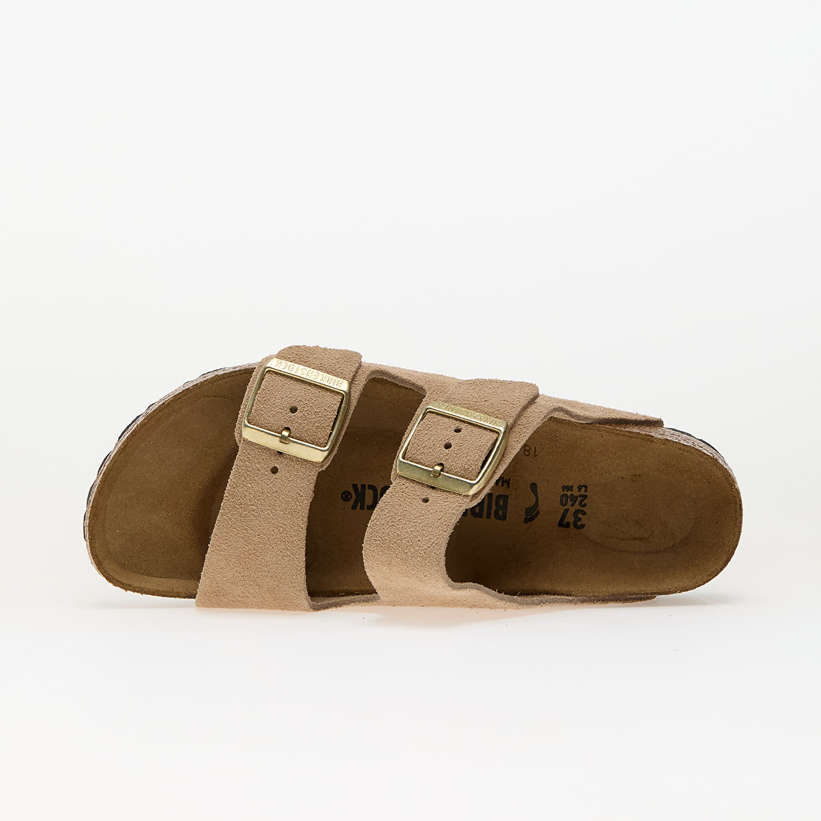 Women's shoes Birkenstock Arizona Suede Leather Sandcastle
