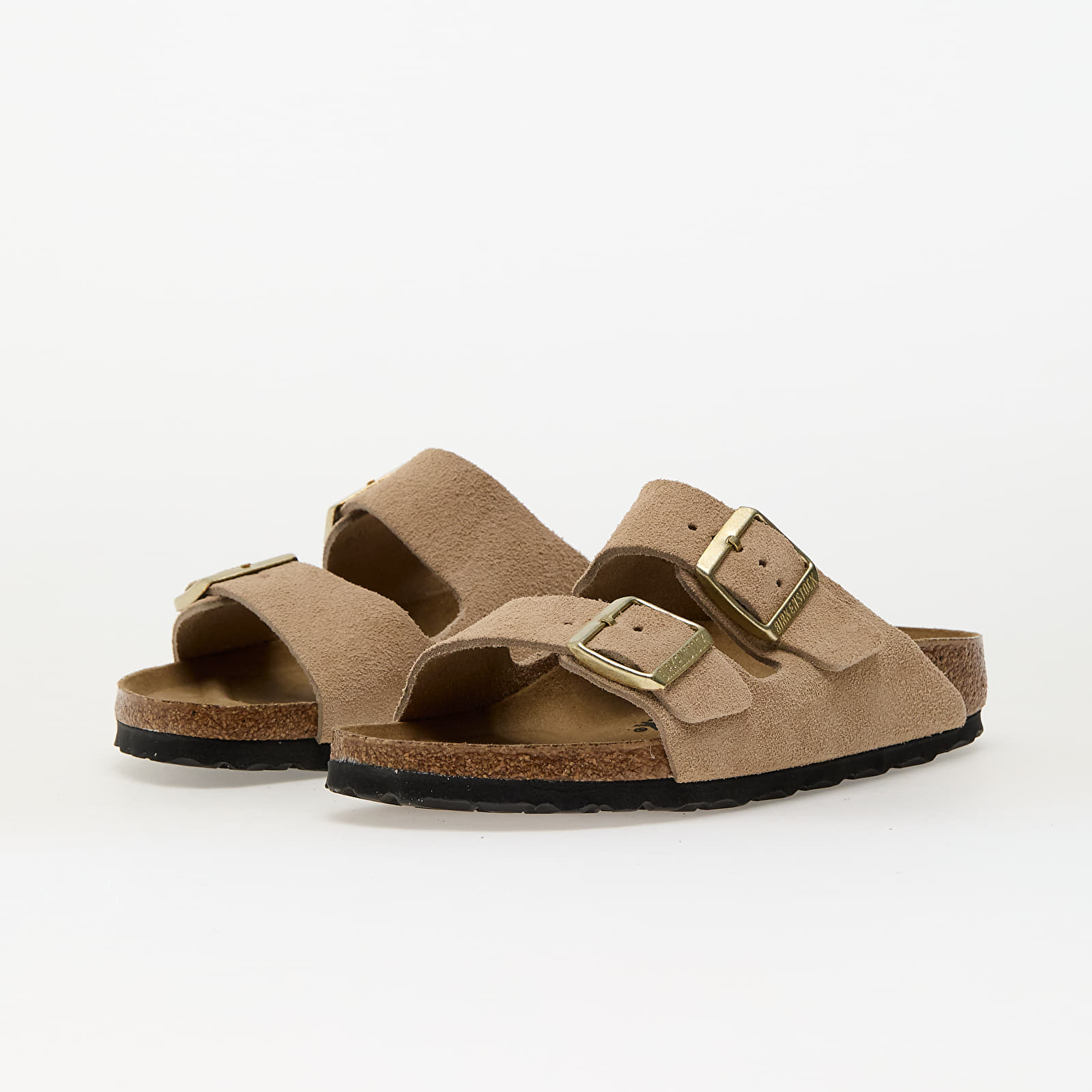 Women's shoes Birkenstock Arizona Suede Leather Sandcastle