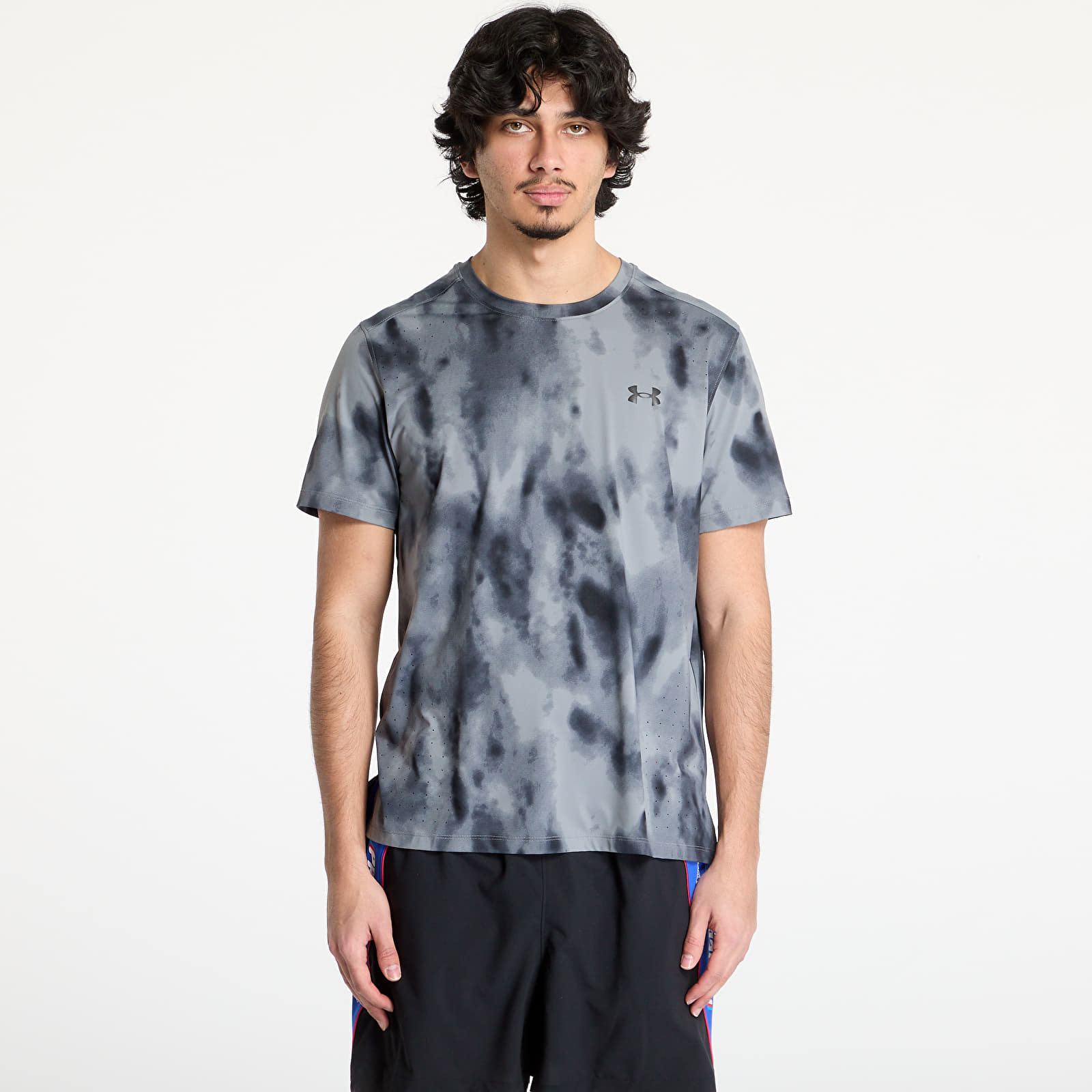 Pánske tričká Under Armour Launch Elite Prt Shortsleeve T-Shirt Grey