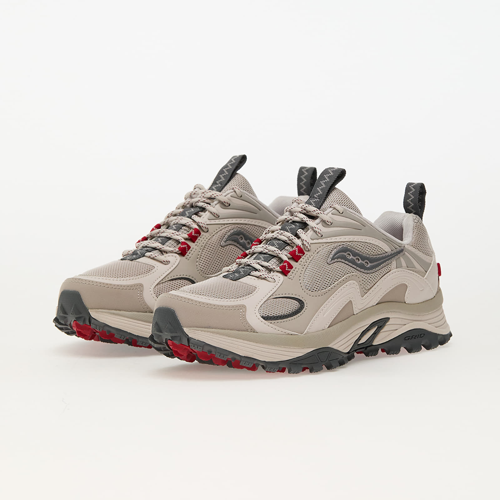 Men's shoes Saucony Grid Aura X Dove/ Red