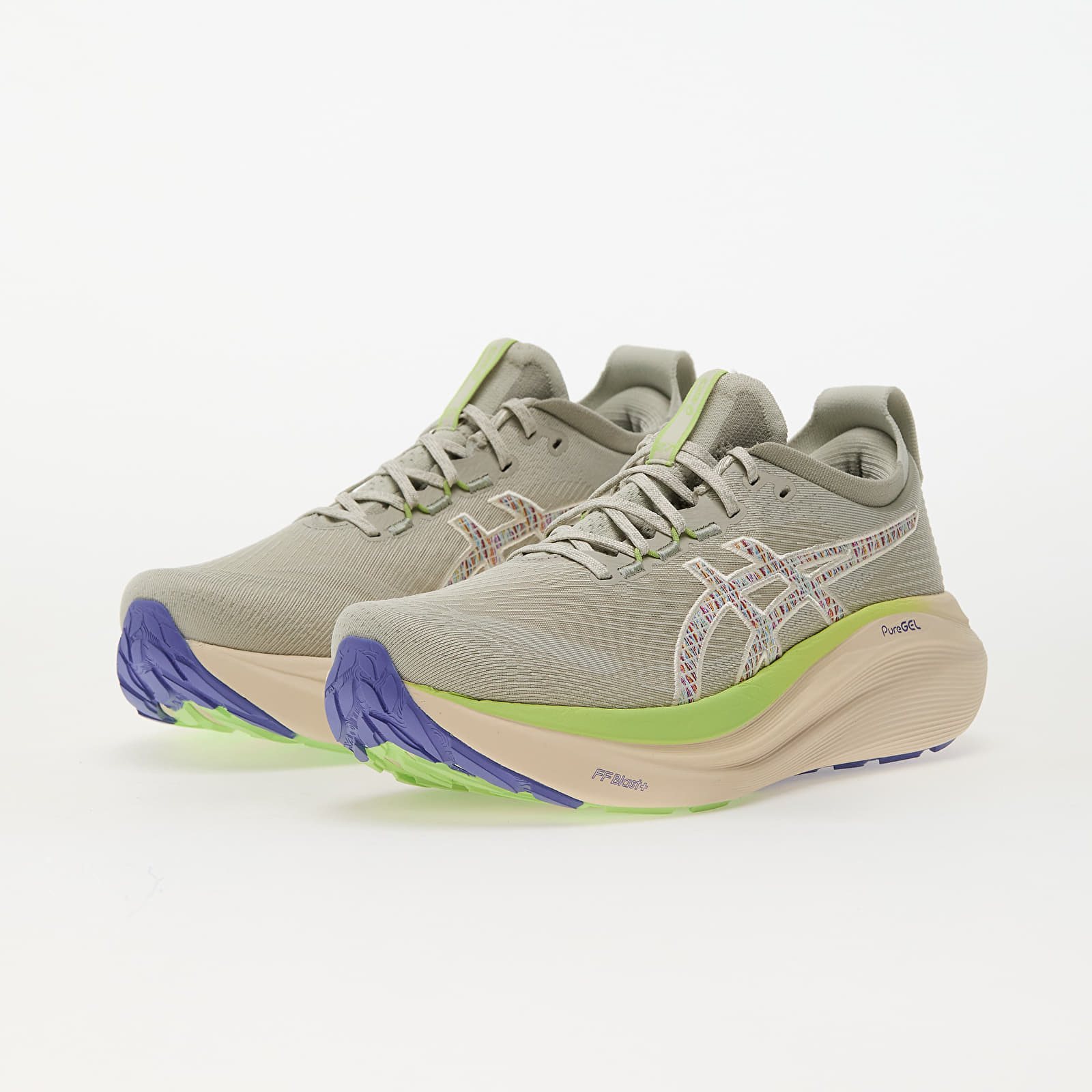 Männer Asics Gel-Nimbus 27 Tr Nature Bathing/ Lime Green