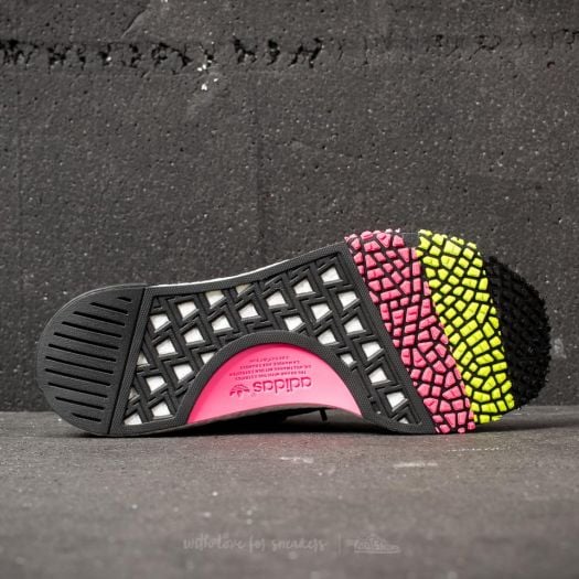 Men s shoes adidas NMD Racer Primeknit Core Black Core Black Solar Pink Footshop