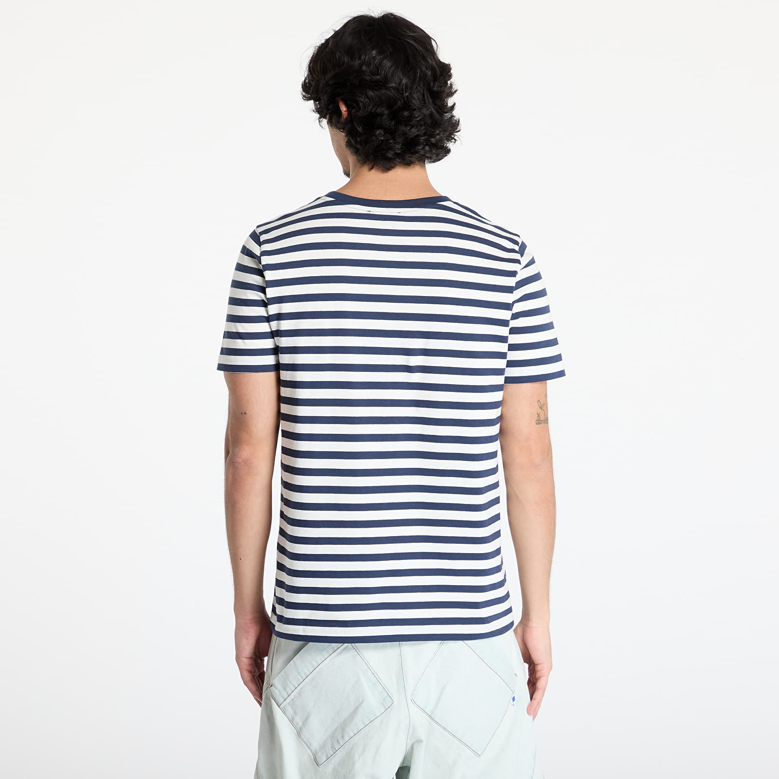 Pólók A.P.C. Standard Striped T-Shirt UNISEX Dark Navy/ White