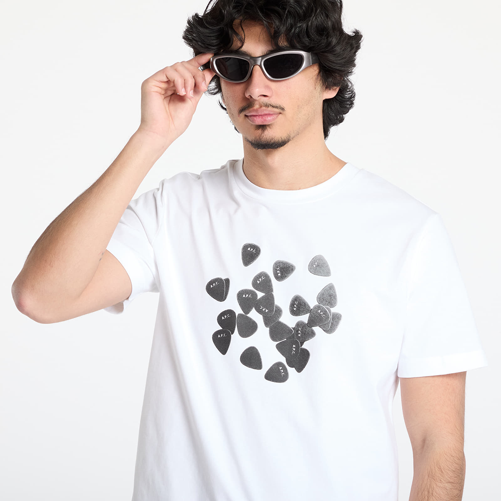 Tričká A.P.C. Musique T-Shirt UNISEX White