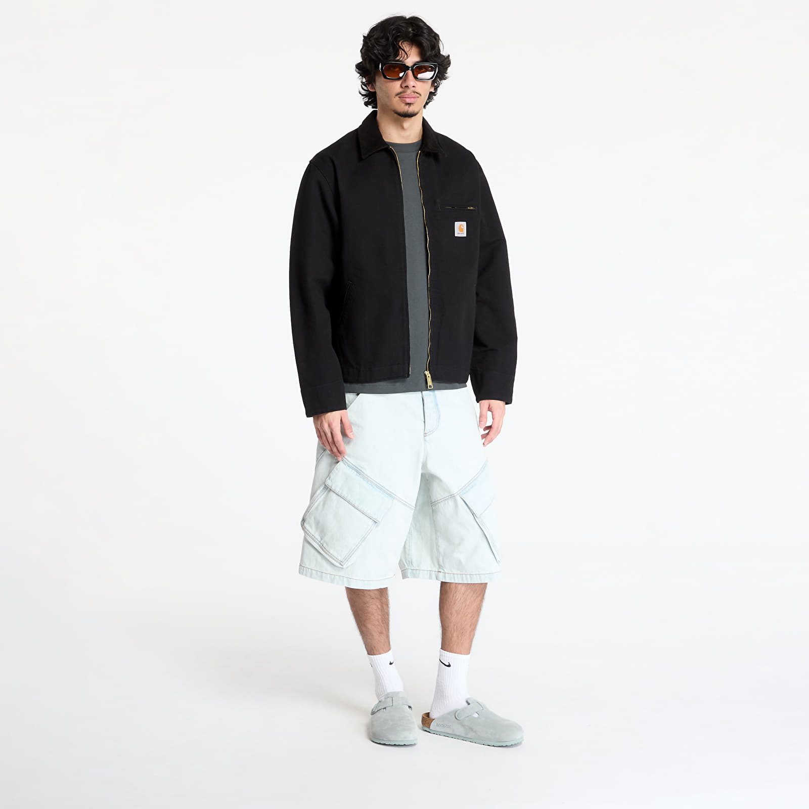 Bundy Carhartt WIP Detroit Jacket UNISEX Black/ Black Rinsed