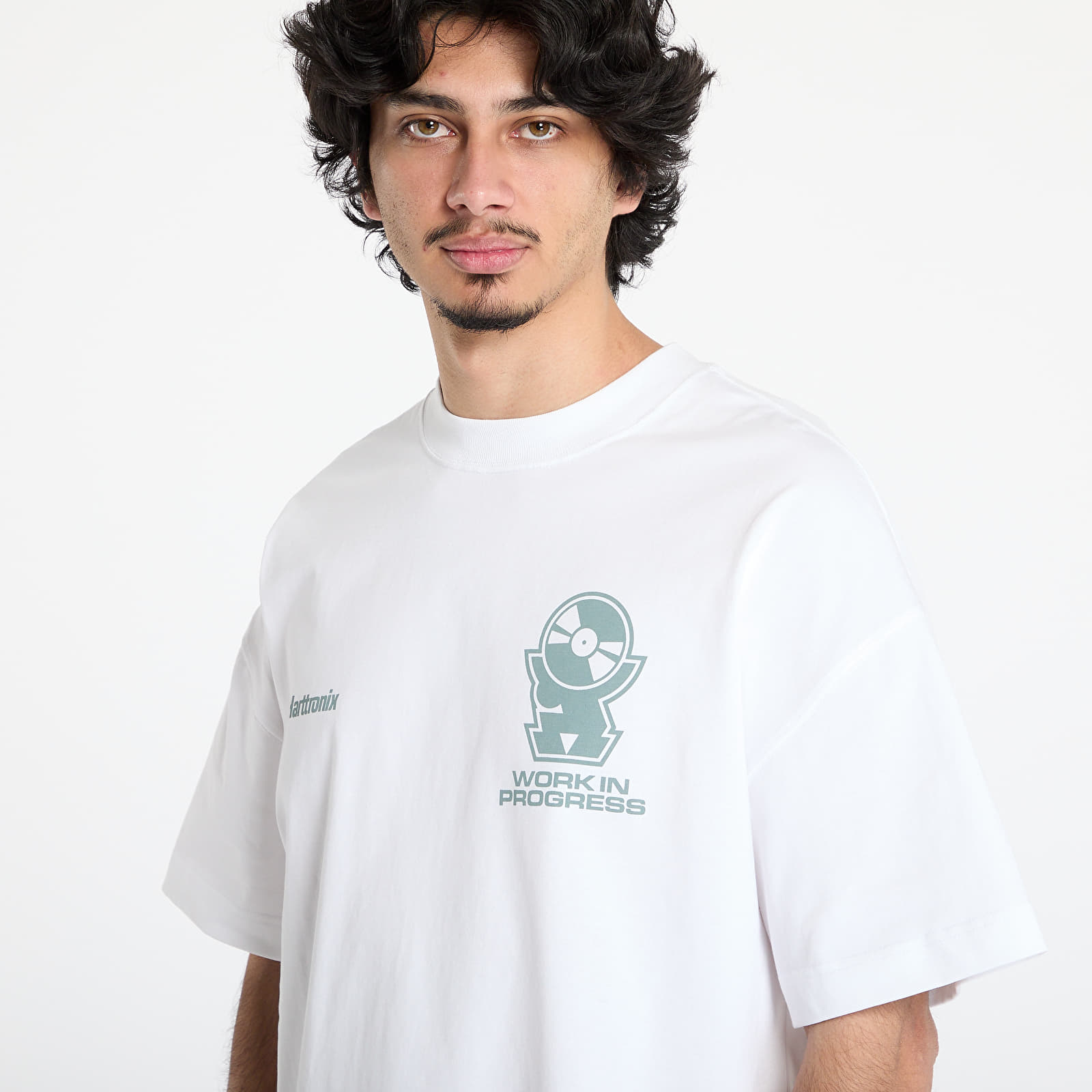 Pólók Carhartt WIP S/S Drip Script T-Shirt UNISEX White
