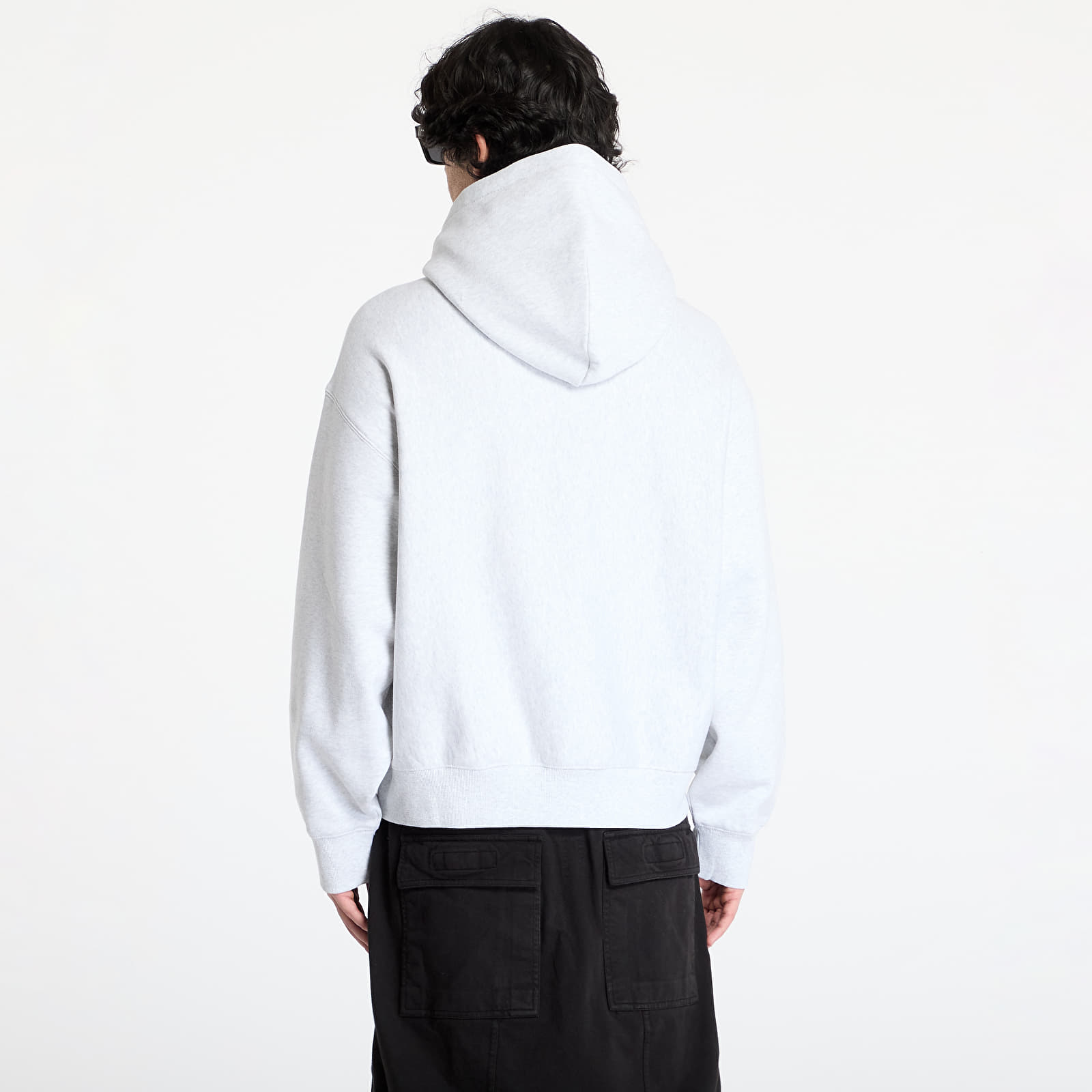 Hoodies and sweatshirts  Carhartt WIP Hooded Label Script Sweat UNISEX Ash Heather