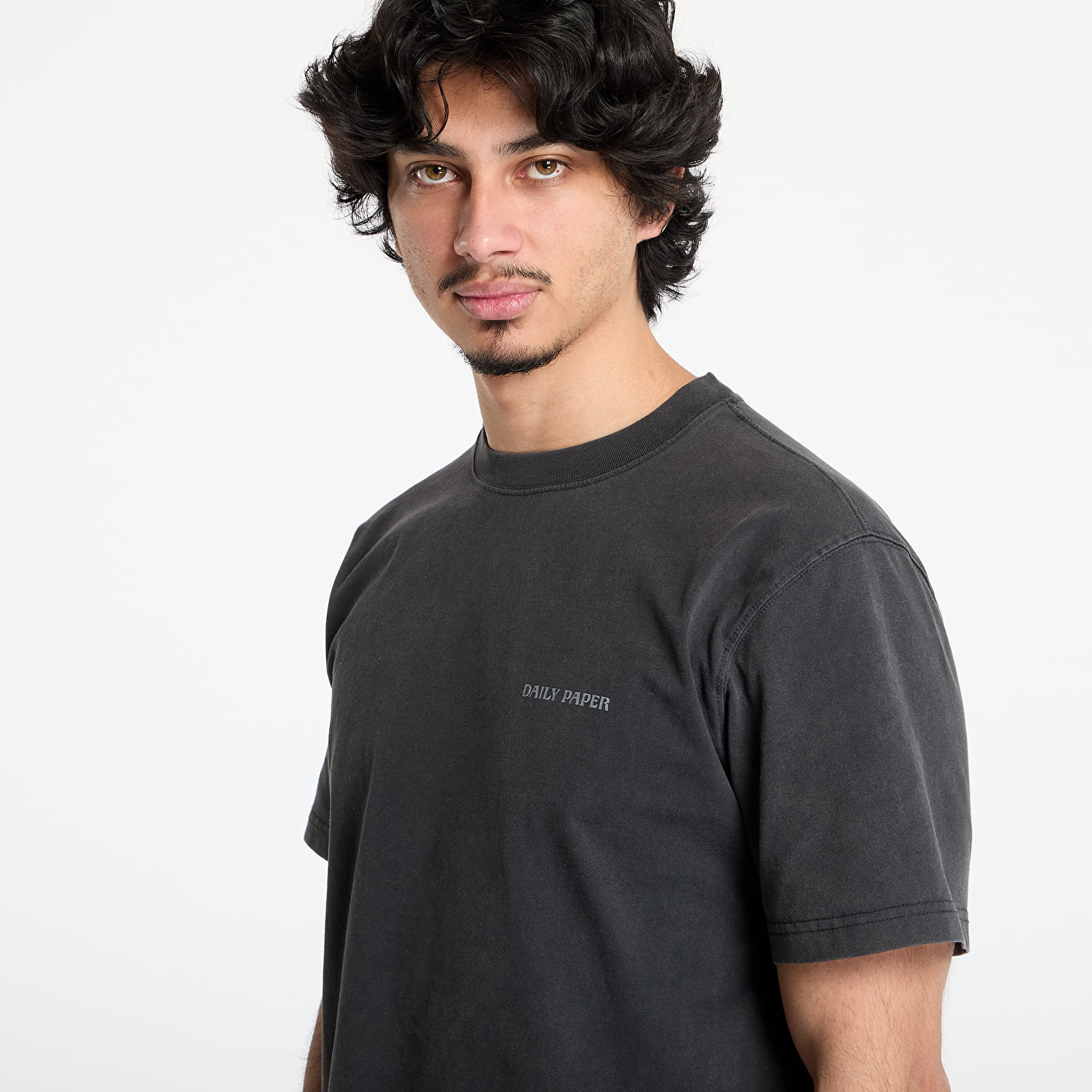 Trička Daily Paper Senses T-Shirt UNISEX Washed Black