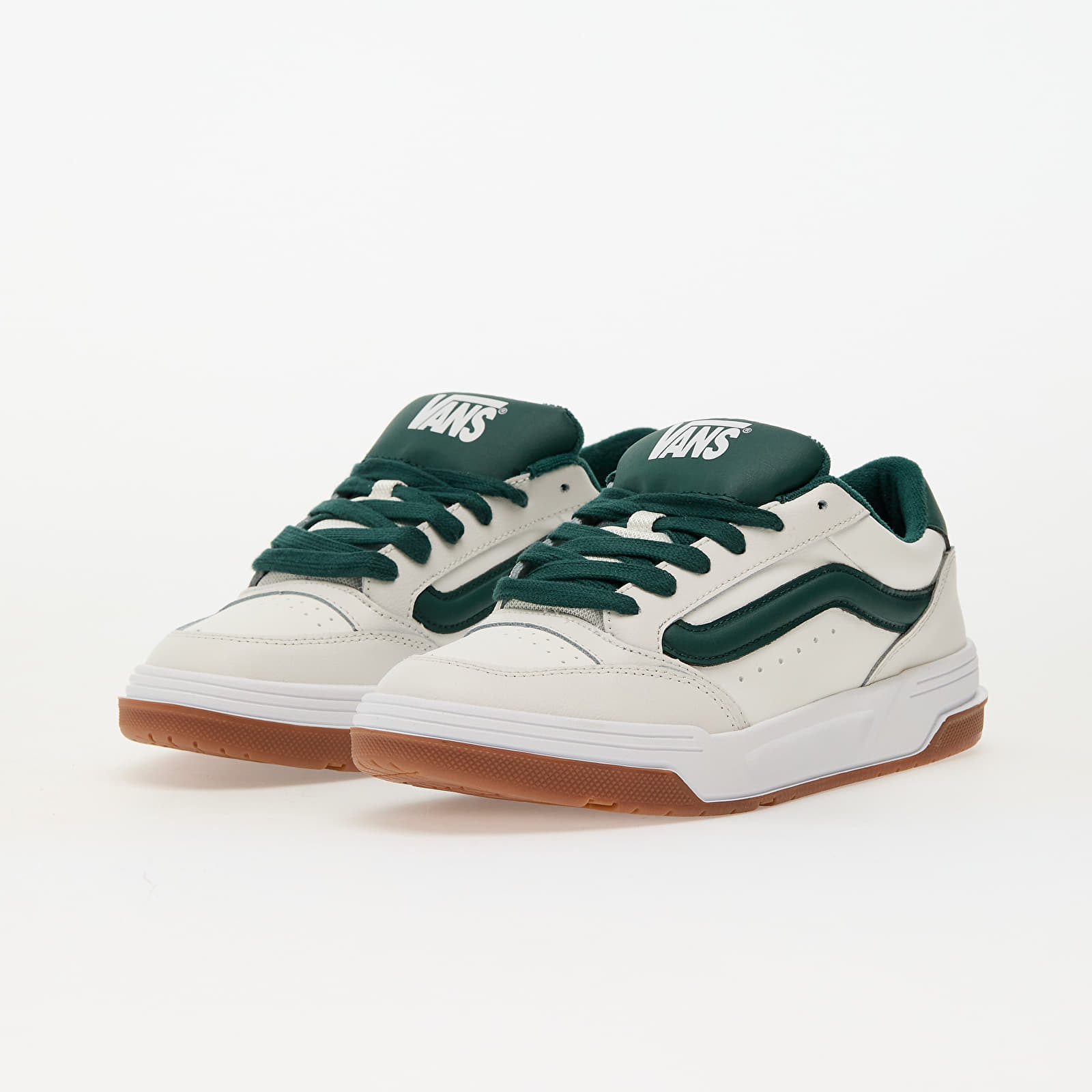 Herren Sneaker und Schuhe Vans Hylane Varsity White/ Green