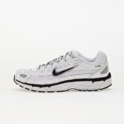 Nike P-6000 White/ Black-Metallic Silver-Black