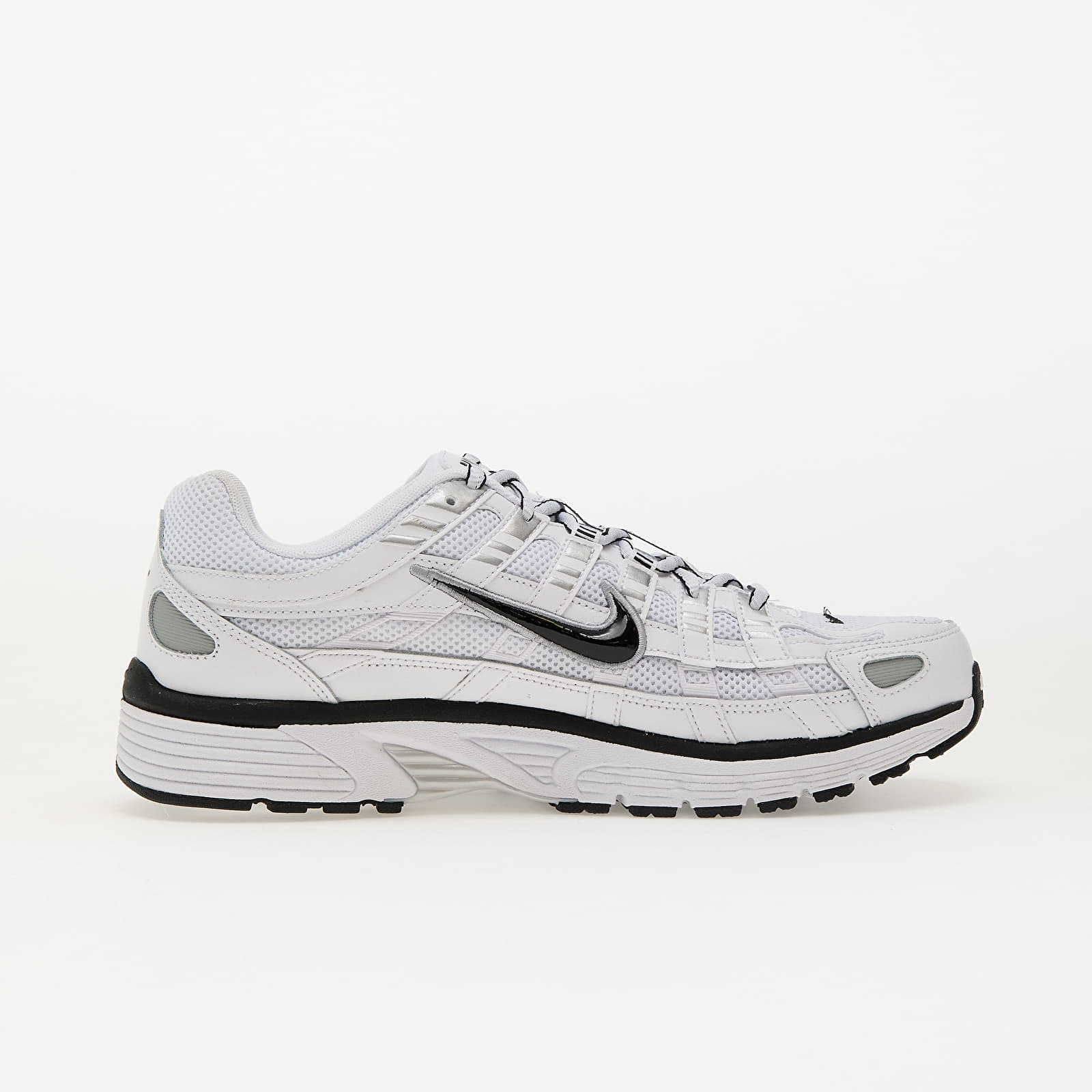 Herenschoenen Nike P-6000 White/ Black-Metallic Silver-Black