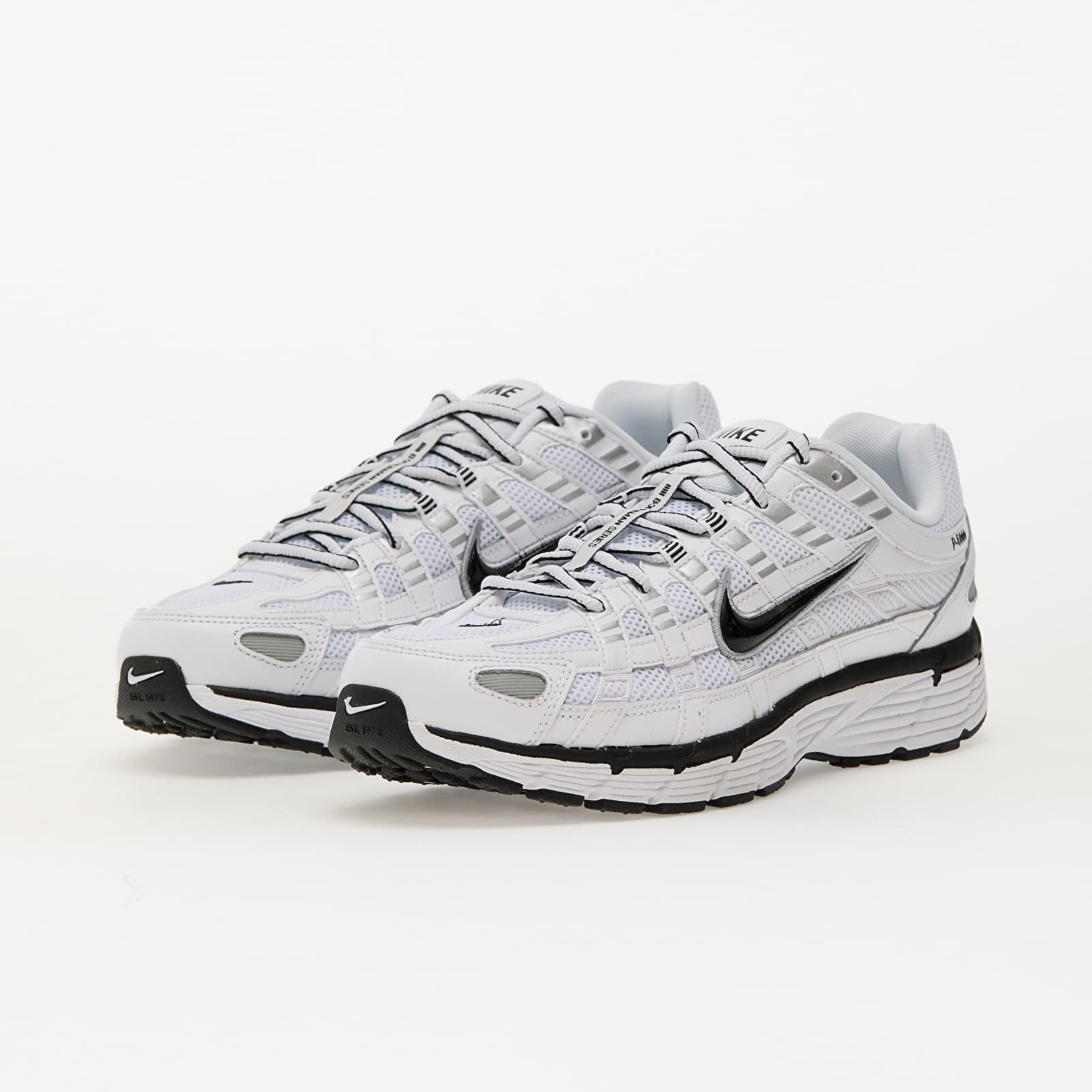 Férfi cipők Nike P-6000 White/ Black-Metallic Silver-Black