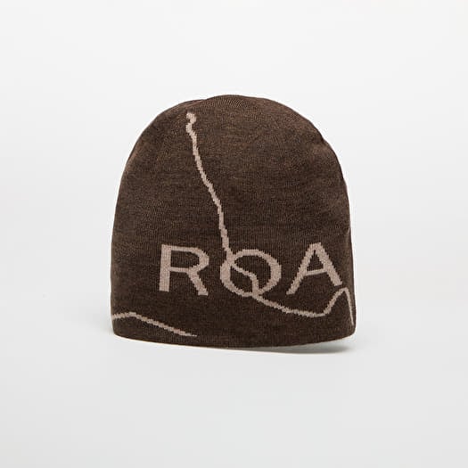 ROA Beanie Logo Dark Brown