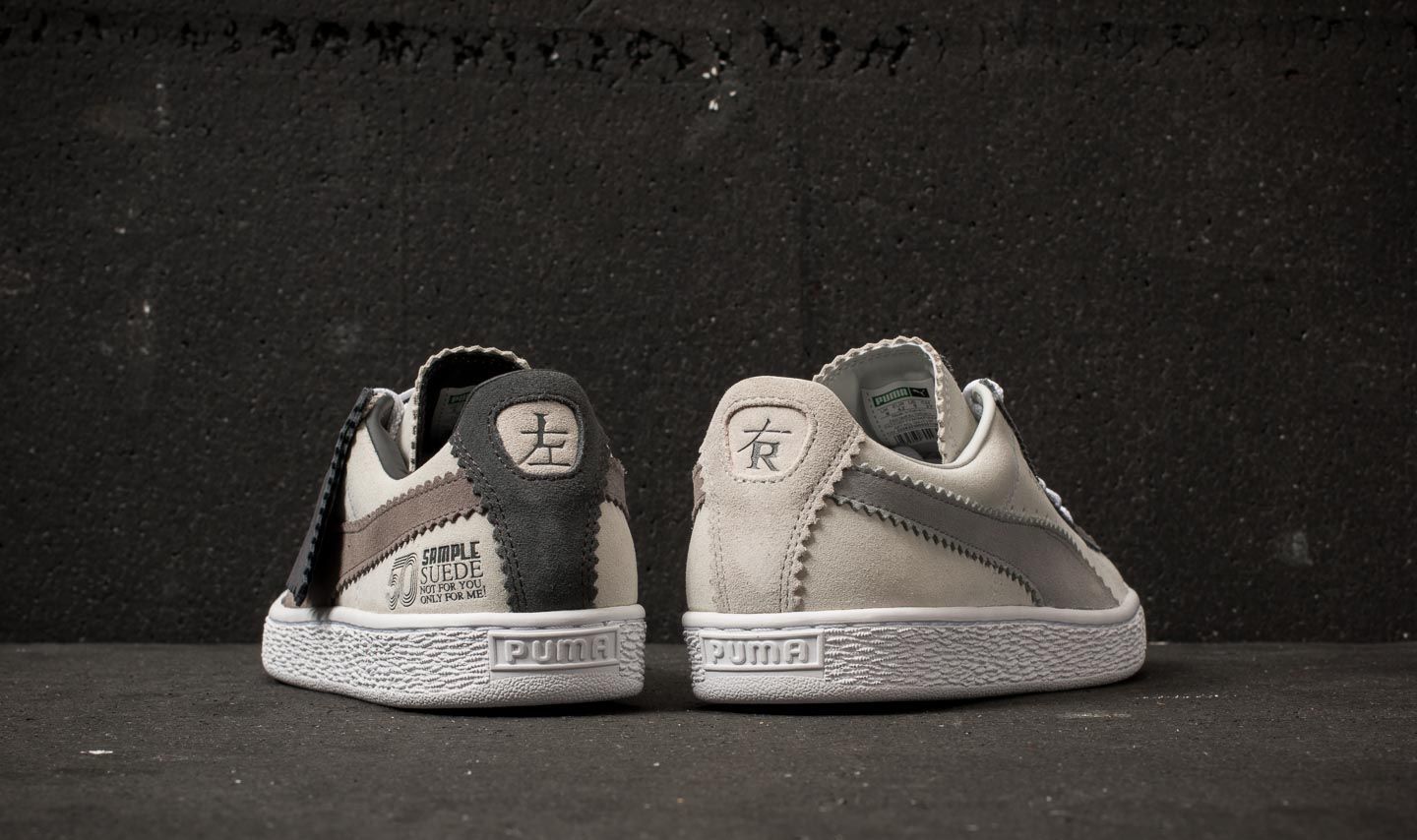 Buty męskie Puma x Michael Lau Suede Classic Puma White/ Steel Gray