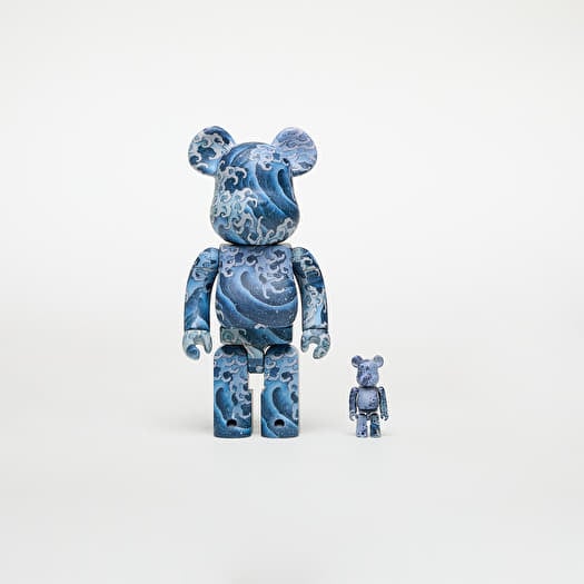 Medicom Toy BE@RBRICK Katsushika Hokusai Uemachi 100% & 400% Set Multicolor