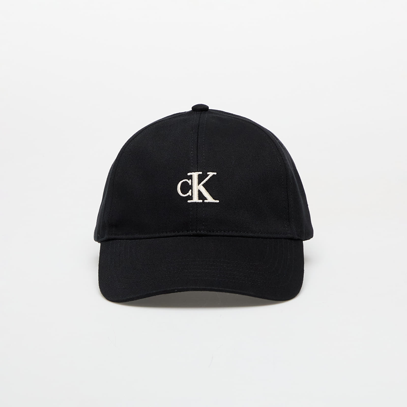 Caps Calvin Klein Jeans Monogram Embroidery Cap Black