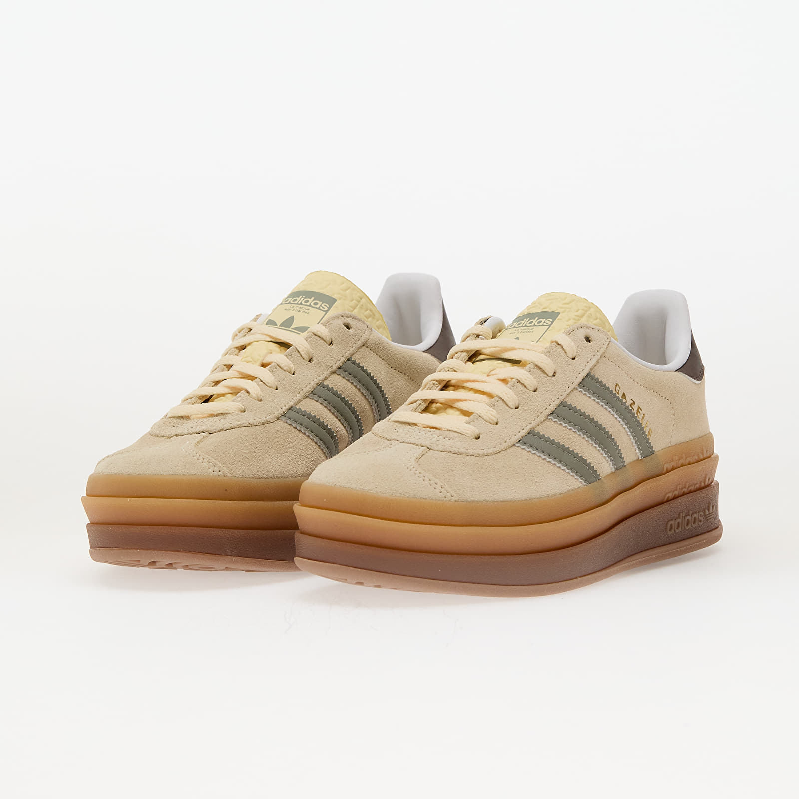 Dámské tenisky a boty adidas Gazelle Bold W Warm Van/ Silver Pebble/ Earth Strata