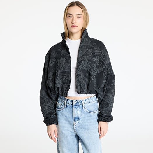 Nike Sportswear Collection Women's Oversized Jacquard Track Jacket Black/ Anthracite/ Black