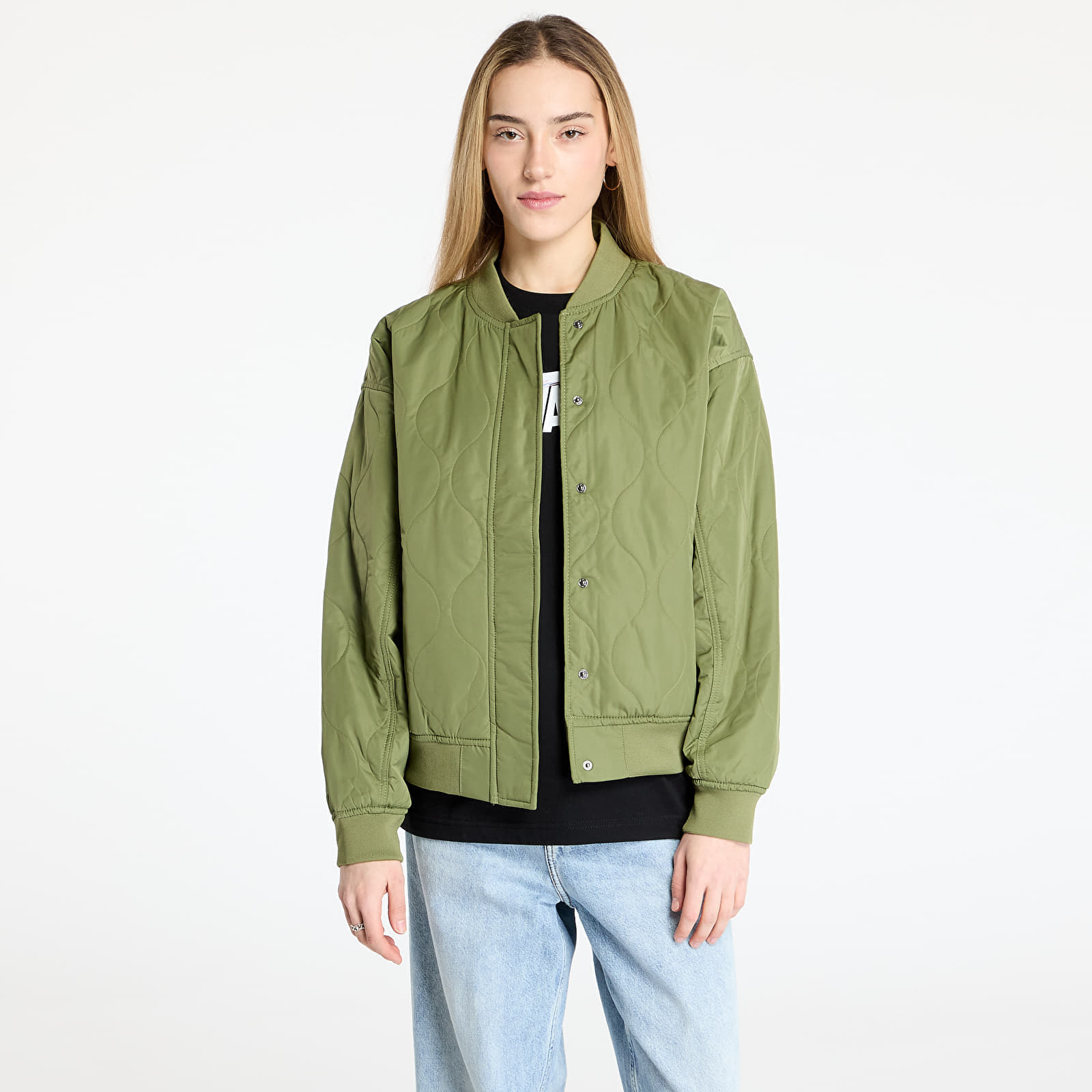 Jacheta Vans Bennett Quilted Bomber Loden Green L