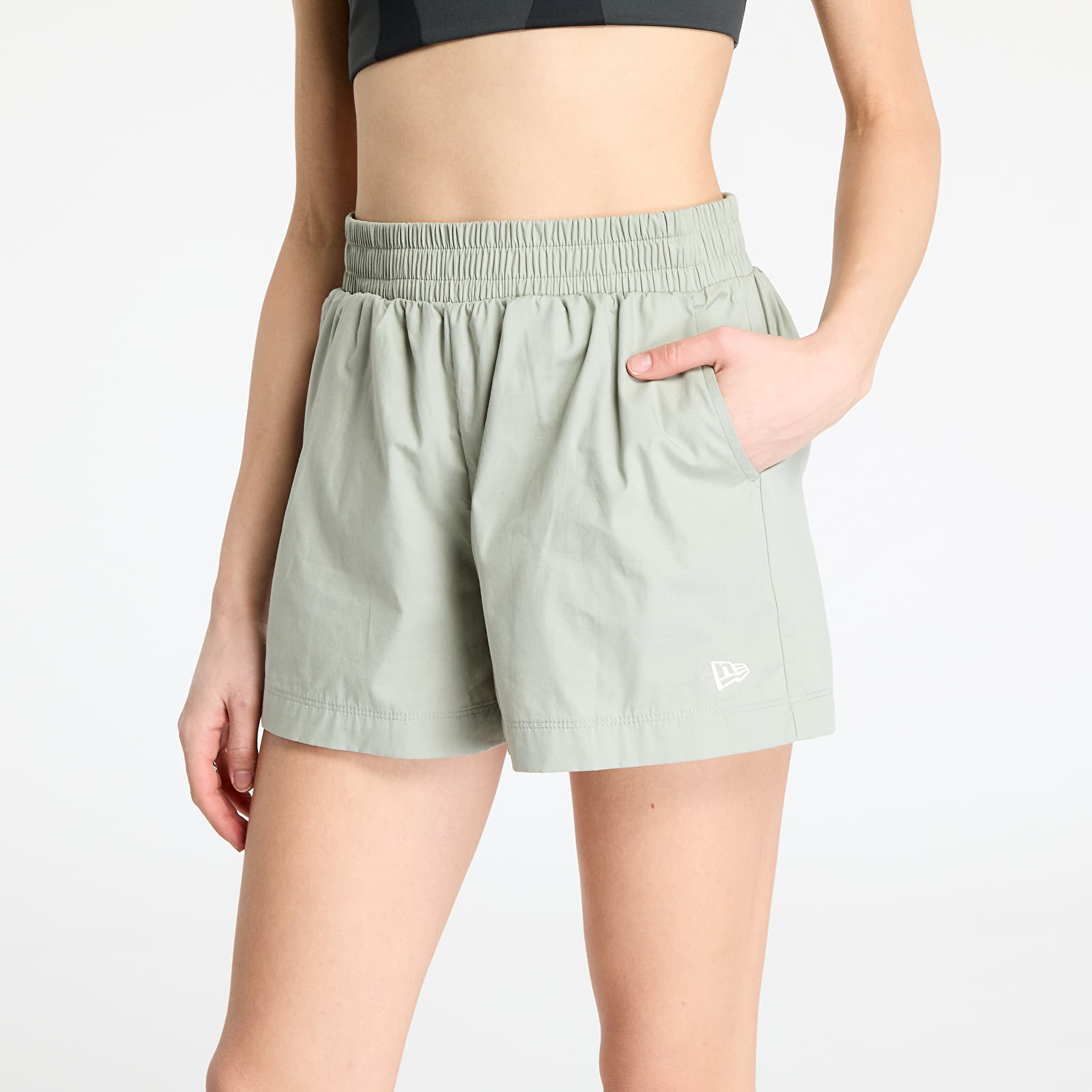 Naiste lühikesed püksid New Era Womens Cotton Black Shorts Evg