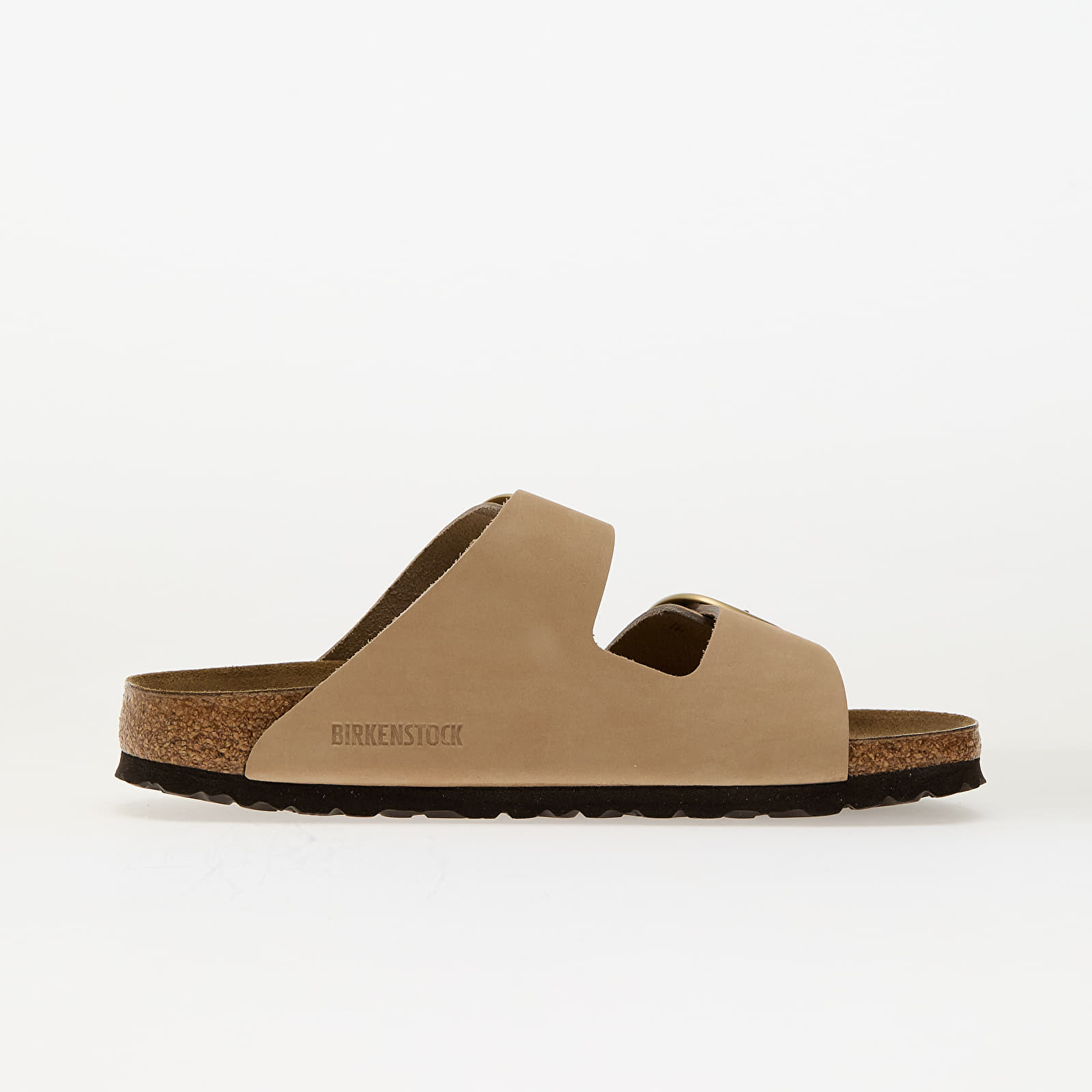 Damen Sneaker und Schuhe Birkenstock Arizona Big Buckle Nubuk Leather Sandcastle