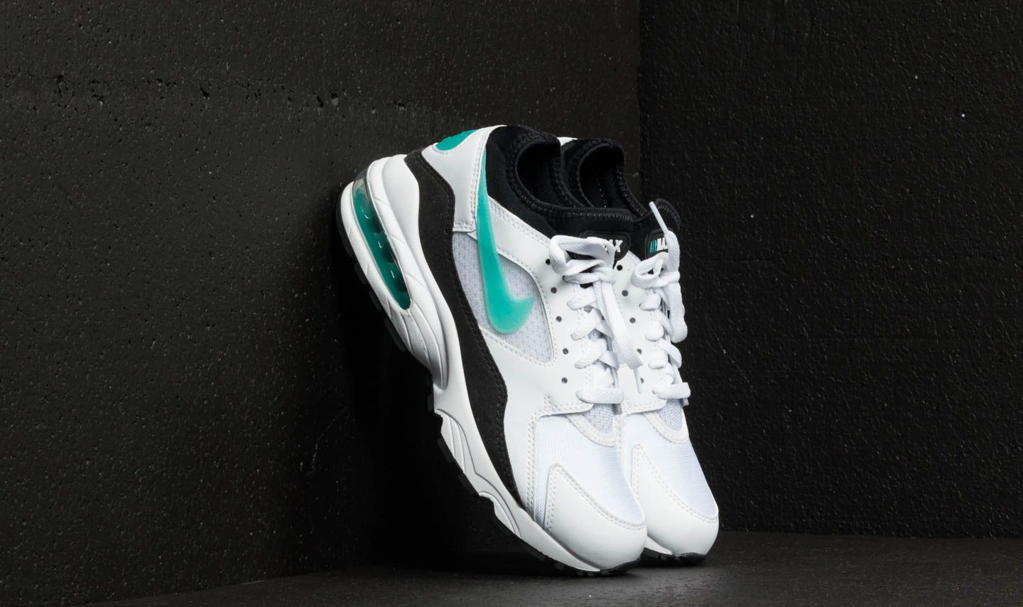 Zapatillas mujer Nike Wmns Air Max 93 White/ Sport Turq-Black