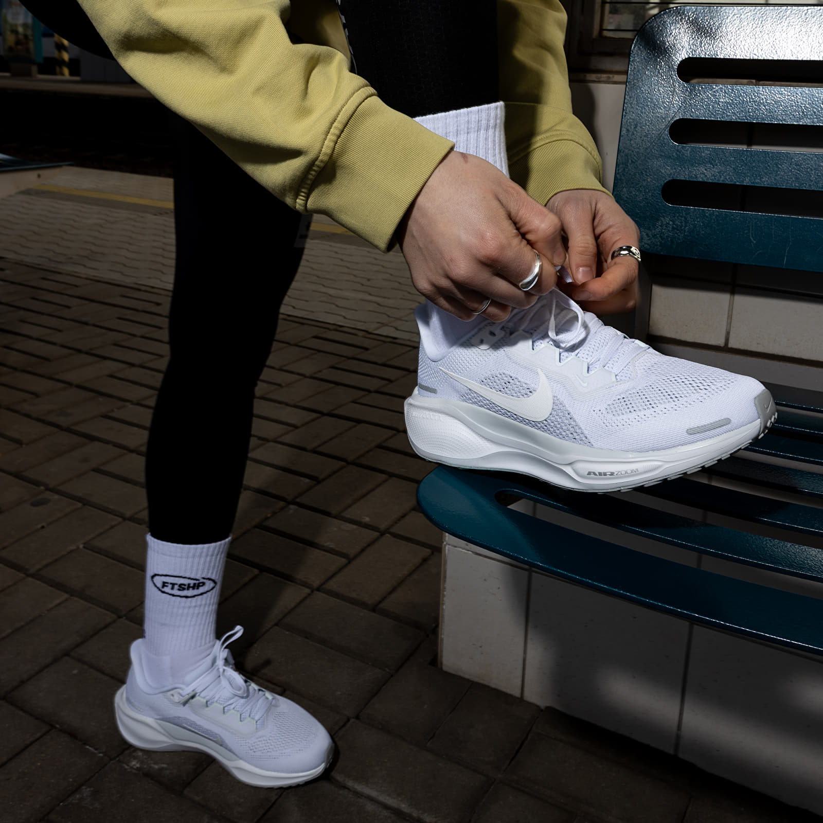 Women's shoes Nike W Air Zoom Pegasus 41 White/ White-Pure Platinum-Mtlc Silver