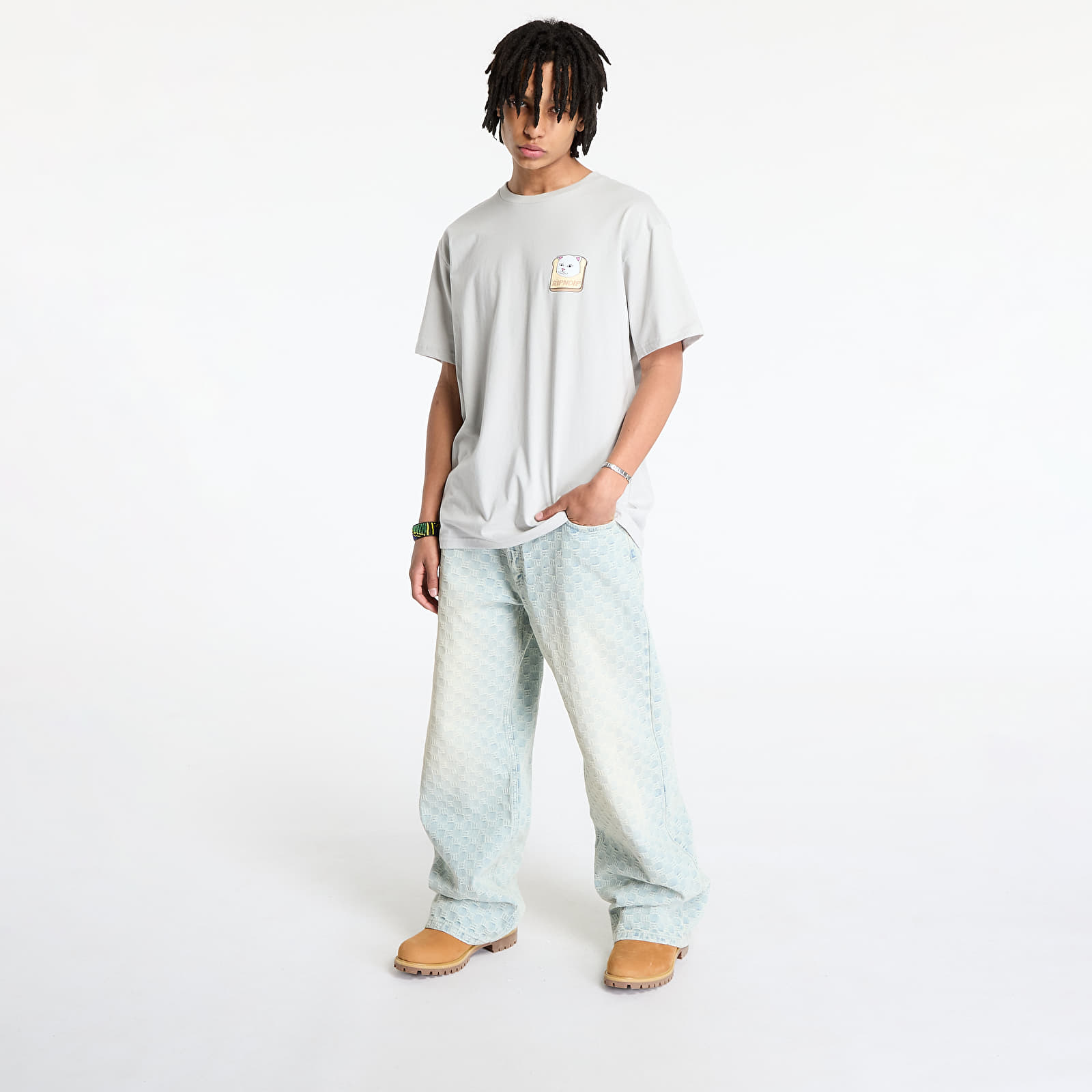 T-Shirts RIPNDIP Gluten Free Tee Grey