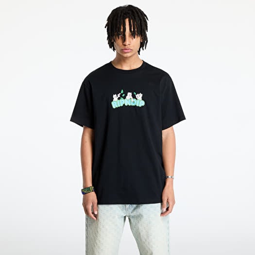 T-shirt RIPNDIP Club Cream Tee Black