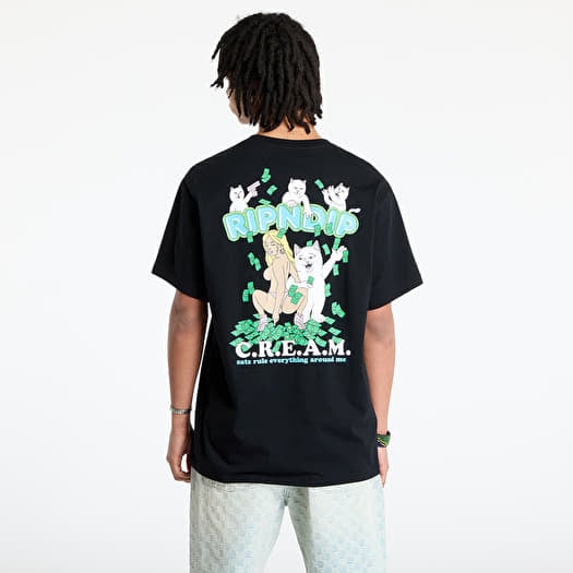 関送込★RIPNDIP★Club Cream Tee T-shirts RIPNDIP Club Cream Tee Black | Footshop