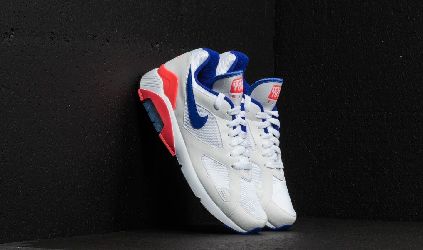 Women s shoes Nike W Air Max 180 White Ultramarine Solar Red