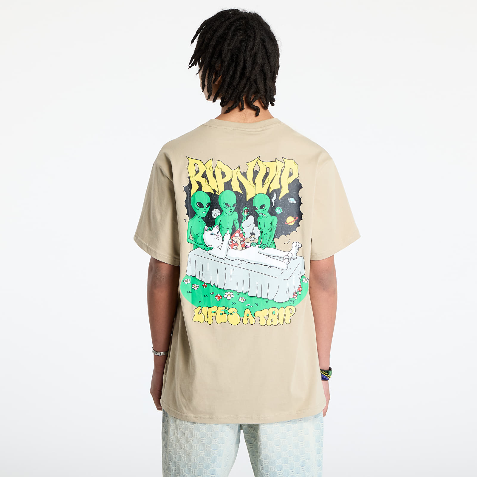 T-Shirts RIPNDIP Harvest Tee Khaki