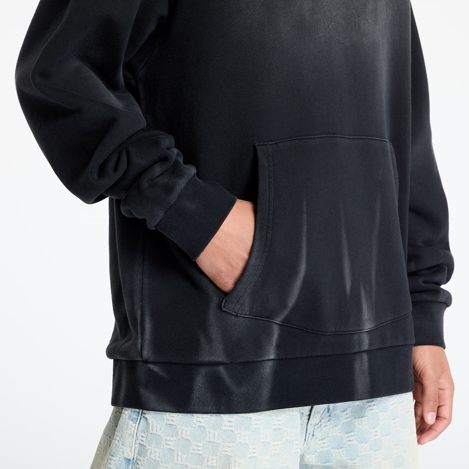 Hoodies e sweatshirts RIPNDIP Ripnlit Hoodie Black Vintage Wash