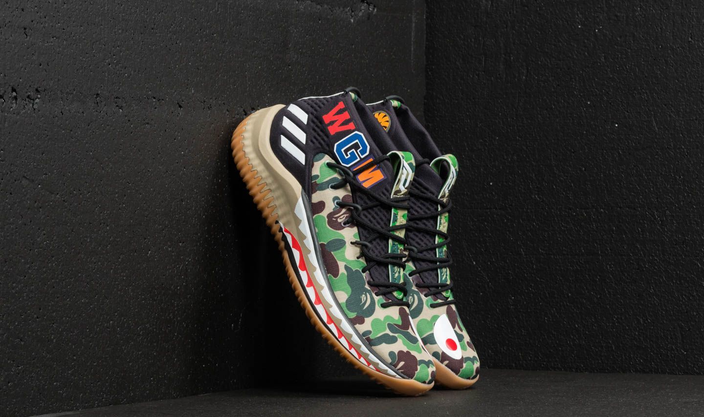 Férfi cipők adidas x Bape Dame 4 Panton/ Ftw White/ Core Black