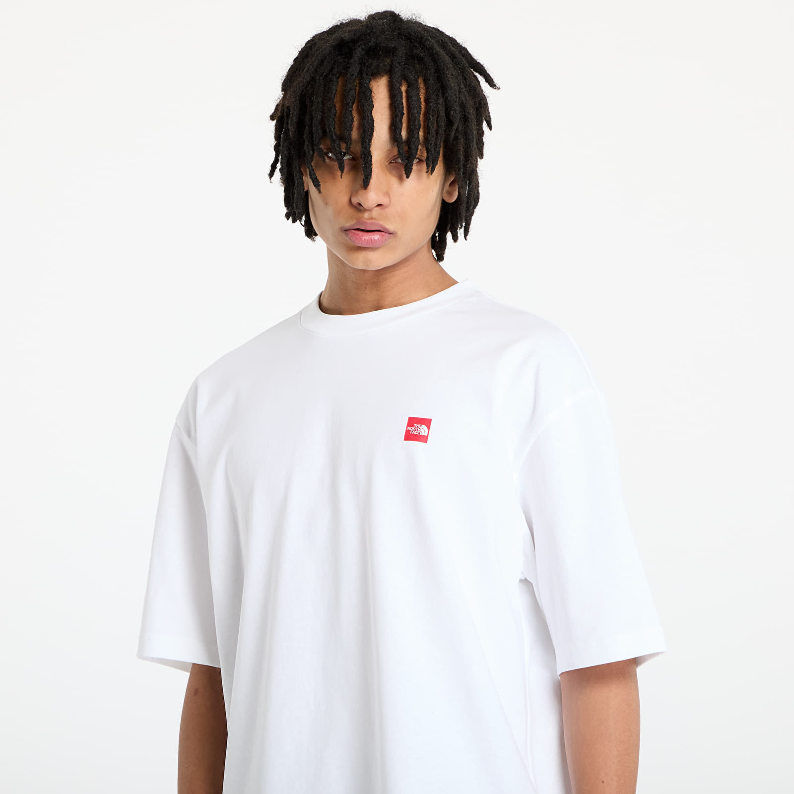 Trička The North Face Axys Oversized Shortsleeve Tee UNISEX TNF White