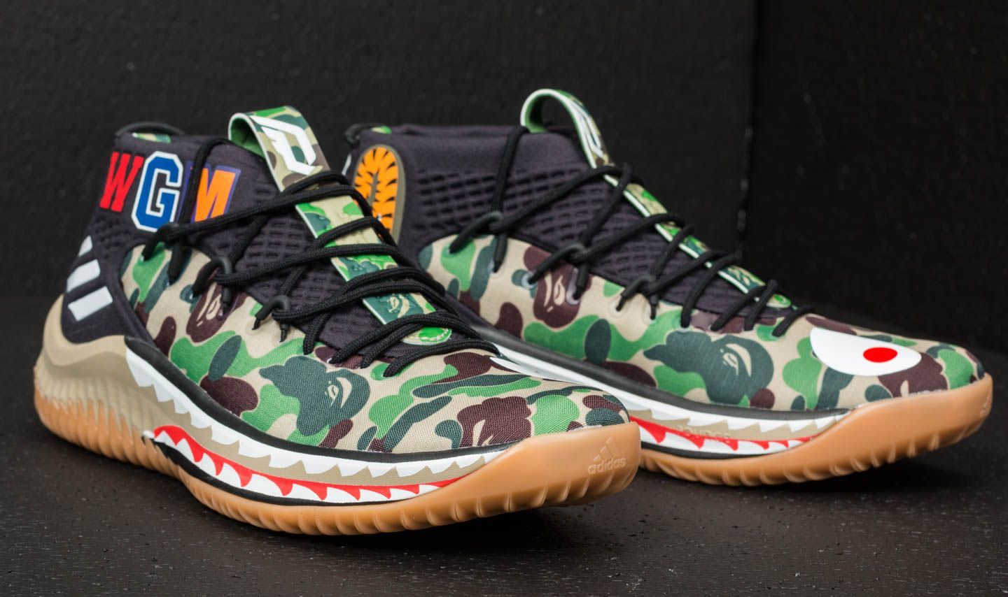 Dame 4 bape shoes cheap