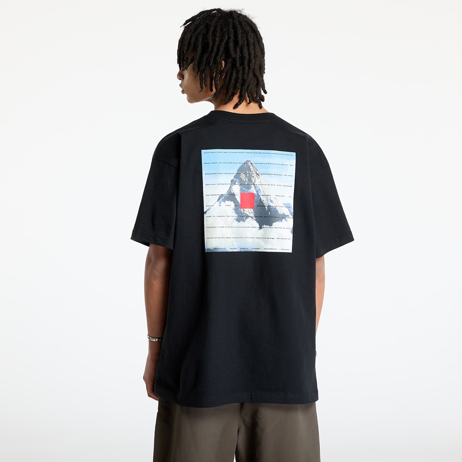 T-Shirts The North Face Shortsleeve 40Th Anniversary Mountain T-Shirt TNF Black