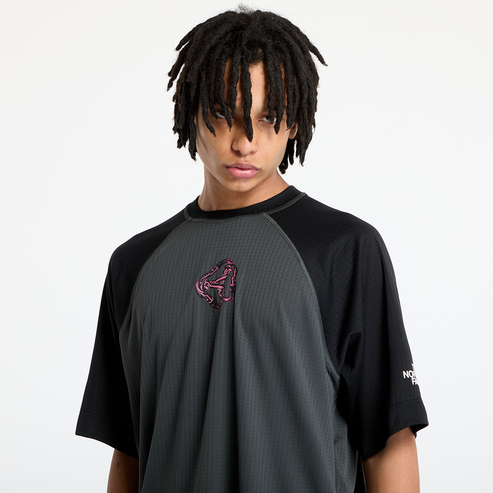 T-Shirts The North Face Nse Shortsleeve Dotknit Tee UNISEX Asphalt Grey/ TNF Black