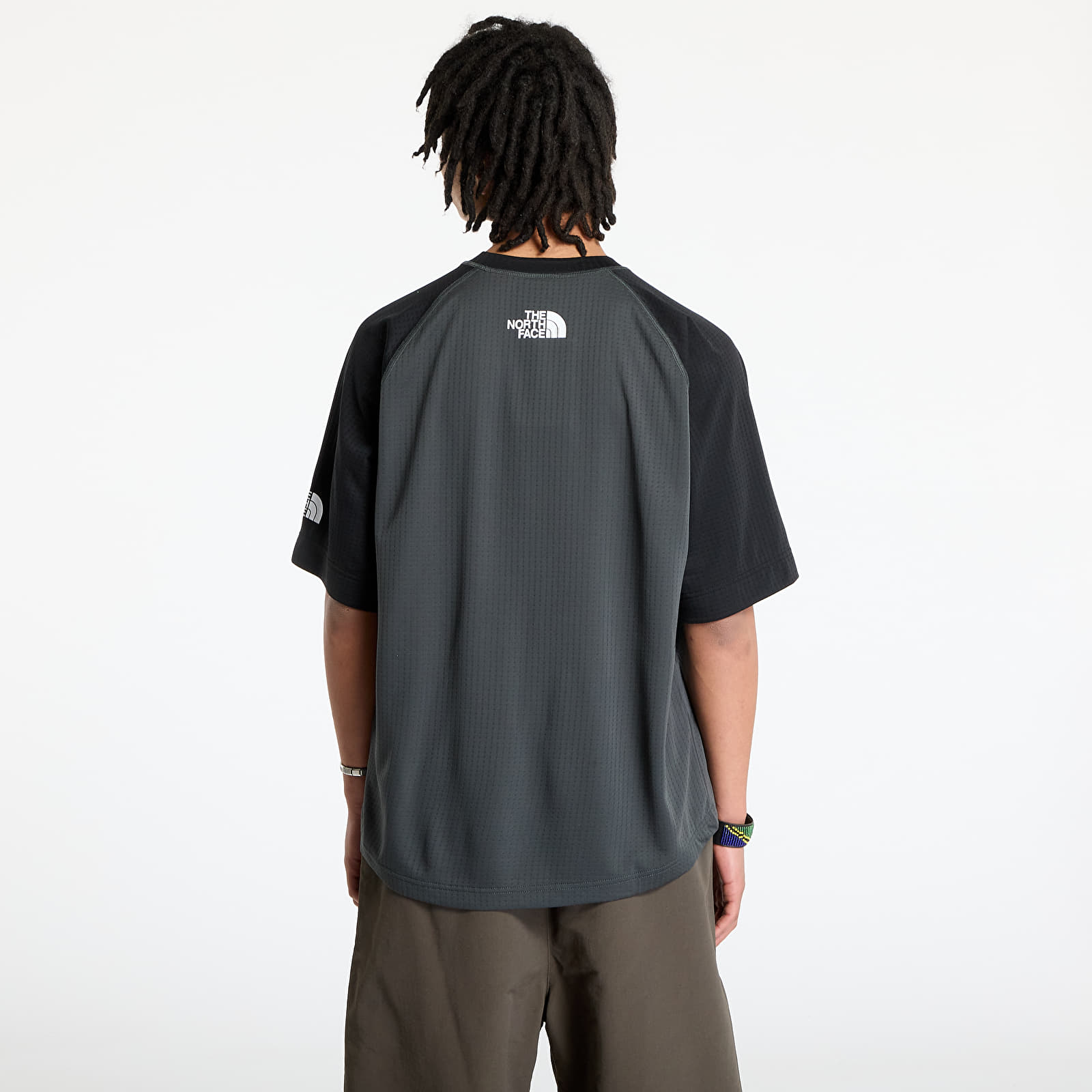 T-Shirts The North Face Nse Shortsleeve Dotknit Tee UNISEX Asphalt Grey/ TNF Black