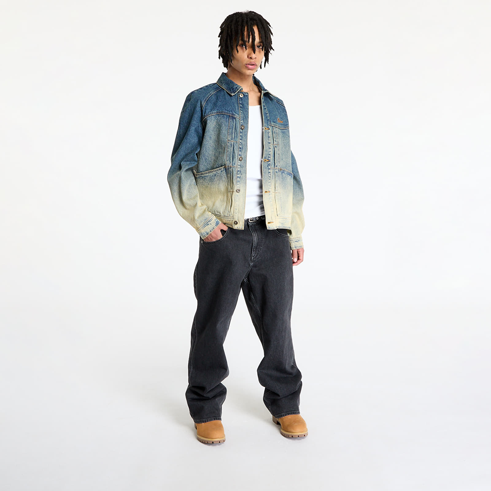 Bundy DIME Denim Jacket UNISEX Dipped Sandblasted Indigo