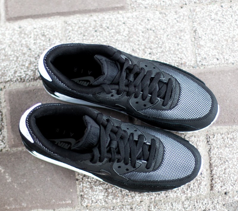 Women's shoes Nike Wmns Air Max 90 Premium Black/White-Metallic Silver