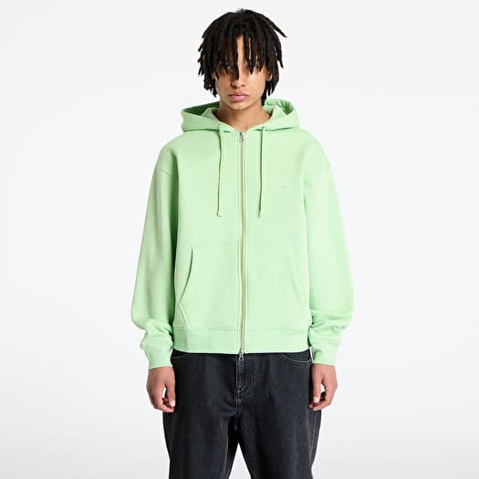 DIME Cursive Zip-Hoodie UNISEX Sage Green