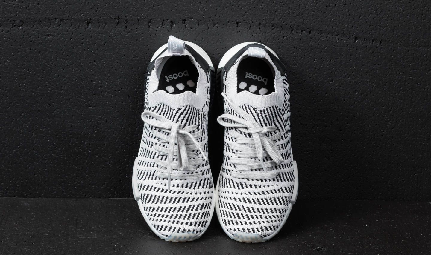 Men's shoes adidas NMD_R1 STLT Primeknit Grey Two/ Grey One/ Core Black