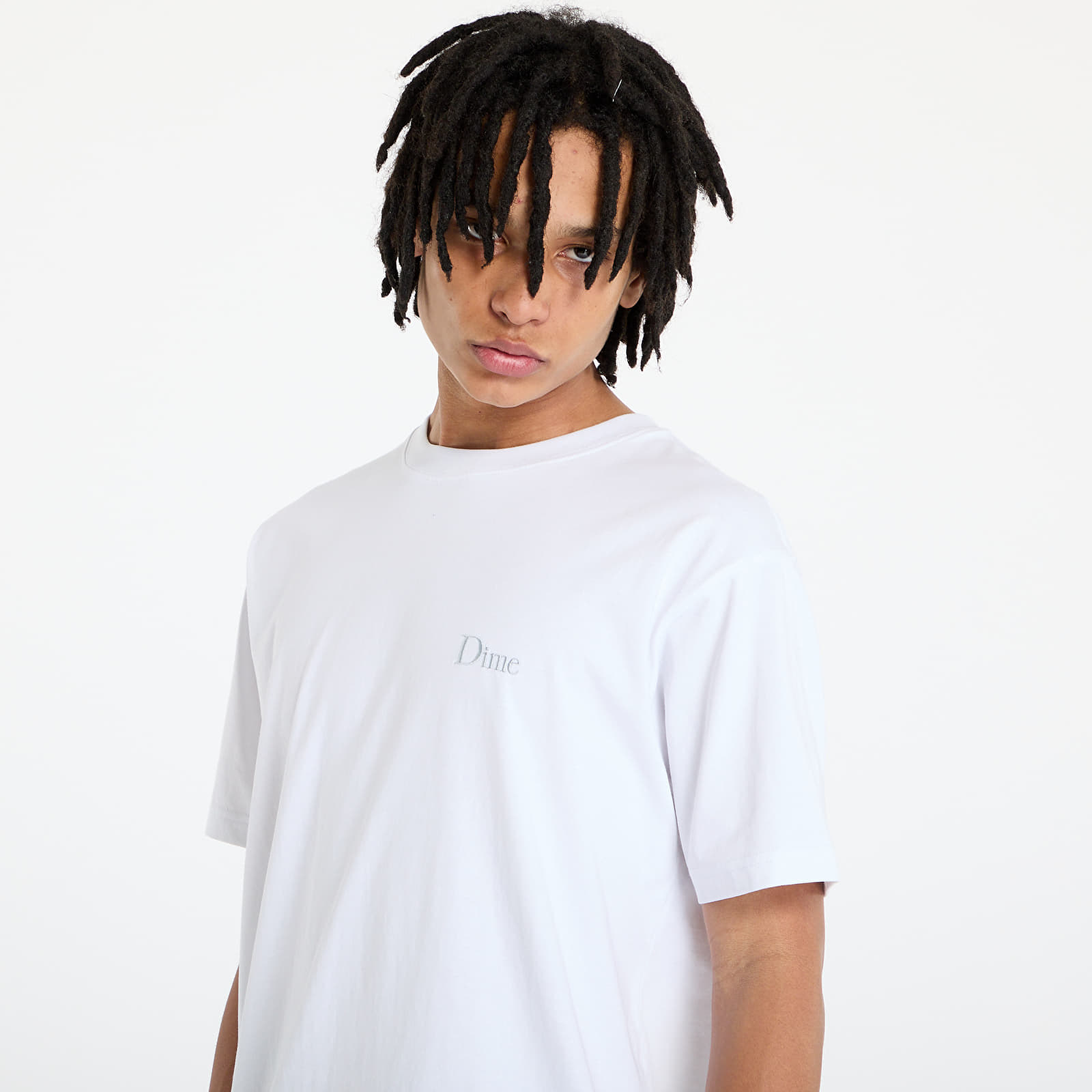 T-Shirts DIME Classic Small Logo T-Shirt UNISEX White