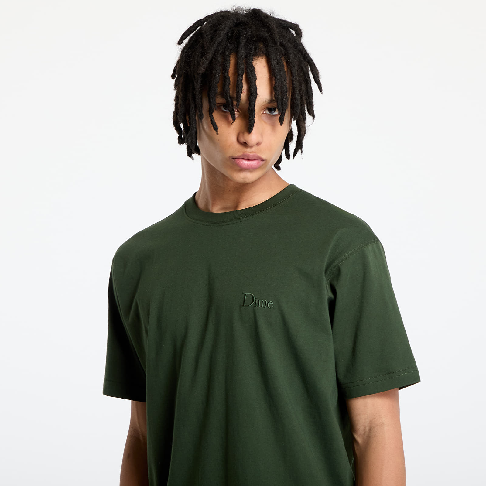 T-shirts DIME Classic Small Logo T-Shirt UNISEX Forest Green
